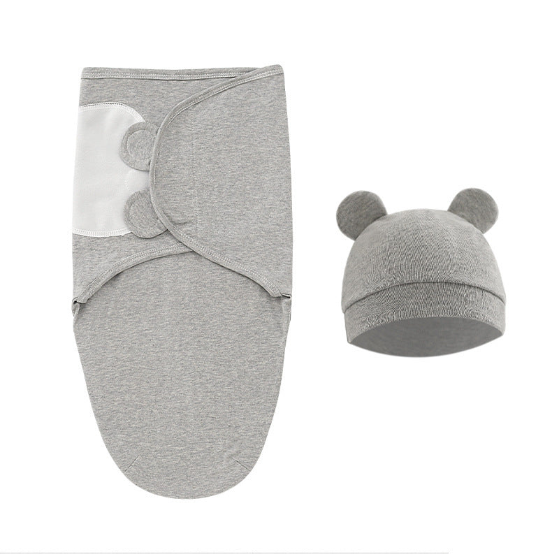 Baby Hugged Wrapped Sleeping Bag with Hat